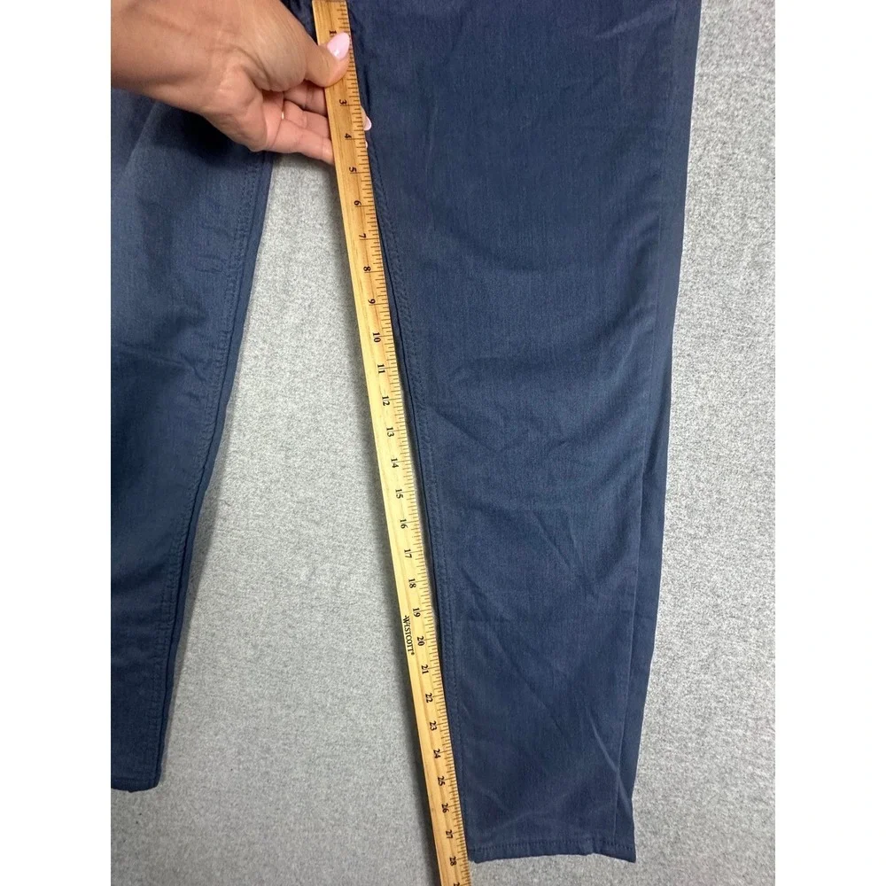 Banana Republic Travel Jean‎ Mens 33x30 Blue Heather Athletic Fit Commuter Pants